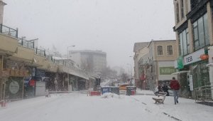 Bolu'da kar yağışı etkili oluyor