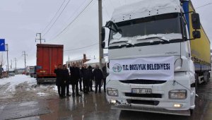 Bozüyük Belediyesi 4'üncü yardım tırı yola çıktı