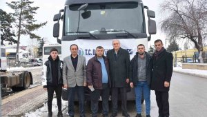 Bozüyük Belediyesi 8'inci yardım aracı yola çıktı