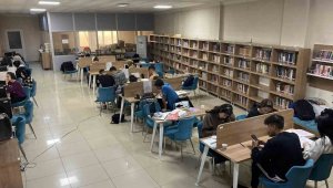 Buharkentli gençlerin belediye kütüphanesine ilgisi arttı