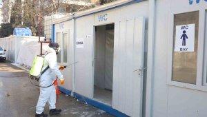 Bursa Büyükşehir'den deprem bölgesinde hijyen seferberliği