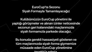 Bursaspor, EuroCup'ta sezonu siyah formayla tamamlayacak