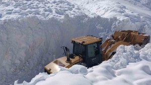 Çatak'ta çığ düştü: 9 yerleşim yerinin yolu kapandı