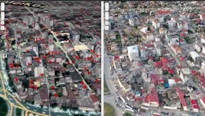 Çevre, Şehircilik ve İklim Değişikliği Bakanlığı, uydu ve İHA'larla hasar tespit çalışmaları yapıyor