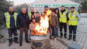 Çivril Belediyesi deprem bölgesinde aşevi kurdu