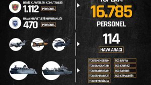 Deprem bölgesinde 16 bin 785 Mehmetçik görev yapıyor