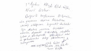 Deprem bölgesinden, Başkan Güler'e anlamlı mesaj