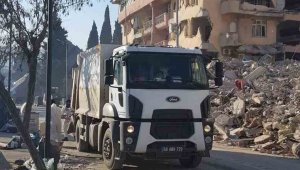 Deprem bölgesine ekip ve araç desteği