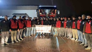 Deprem bölgesine yola çıktılar