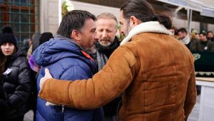 Depremde hayatını kaybeden antrenör Uğur Kurt, son yolculuğuna uğurlandı