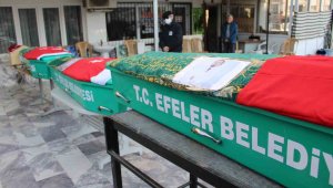 Depremde hayatını kaybeden doktor ve ailesi son yolculuğuna uğurlandı