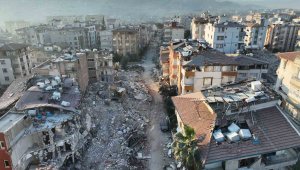 Depremin 9. günü Hatay'daki yıkım havadan çekilen görüntülere yansıdı