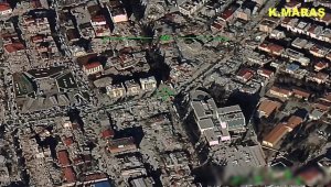 Depremin yıkıcı etkileri İHA'larla görüntülendi