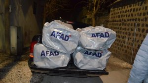 Depremzedeler için temin edilen çadırları saklayan şüpheli gözaltına alındı