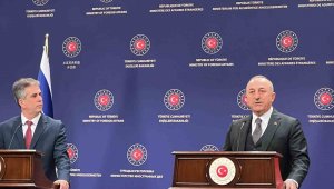 Dışişleri Bakanı Çavuşoğlu, İsrailli mevkidaşı Cohen ile bir araya geldi