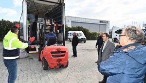 DTO yardım tırlarını yola çıkardı