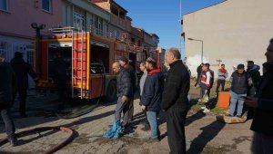 Edirne'de iki katlı evde çıkan yangın korkuttu