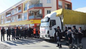 Efeler'den deprem bölgesine yardımlar devam ediyor