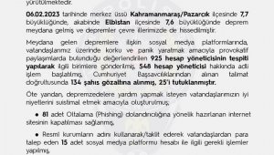 EGM: "Provokatif paylaşımlarda bulunduğu değerlendirilen 925 hesap yöneticisi tespit edildi"