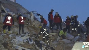 Emre Apartmanı'nda arama kurtarma çalışmaları 38. saatinde