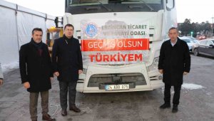 Erzincan TSO'nun 3'ncü yardım tırı yola çıktı