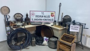 Erzurum'da çok sayıda faili meçhul hırsızlık olayı aydınlatıldı: 4 tutuklama