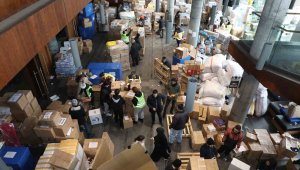 Eyüpsultan Belediyesi ekipleri deprem bölgesinde