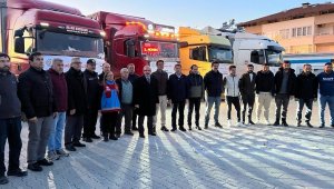 Fethiye'den deprem bölgesine 19 tır yardım gönderildi