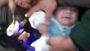 Gaziantep'te 4 aylık Duru bebek enkazdan sağ çıkarıldı