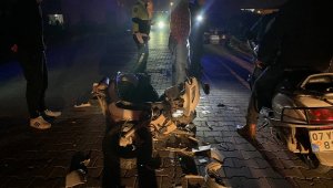 Gazipaşa'da otomobille motosiklet çarpıştı: 1 yaralı