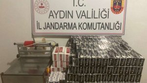 Germencik'te 50 bin adet makaron ele geçirildi