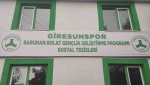 Giresunspor, altyapı tesislerine Saruhan Bolat'ın adını verdi