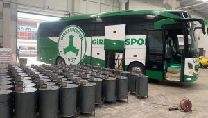 Giresunspor takım otobüsü afet bölgesine hareket etti