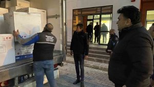 Havran deprem bölgesine yardım için seferber oldu