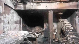 İşyeri yangında kül oldu