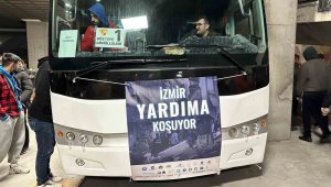 İzmir takımları, depremzedelere yardıma devam ediyor