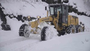 Kardan kapanan yollar açıldı