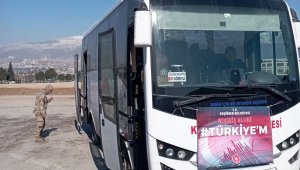 Keçiören belediyesinden deprem bölgesinde şehir içi ulaşım hizmeti