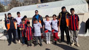 Kırıkkalespor, depremzede çocuklar için seferber oldu