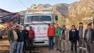 Köyceğiz'den deprem bölgesine odun gönderildi