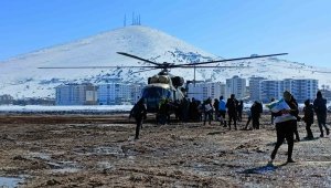 Köylere askeri helikopterlerle erzak sevkiyatı yapılıyor