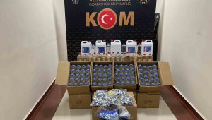Kuşadası'nda kaçak içki operasyonu