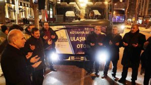 Kütahya Belediyesi'nin ulaşım destek otobüsü yola çıktı