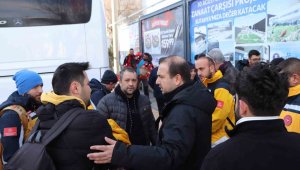 Kütahya İl Sağlık Müdürlüğü ekipleri deprem bölgesinden döndü