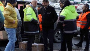 Kuzey Yıldızı Trabzonsporlular Derneği, depremzedeler için yardım kampanyası düzenledi