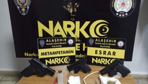 Manisa'da uyuşturucu operasyonu: 3 gözaltı