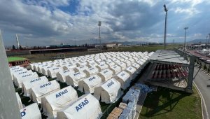 Mehmetçik Kahramanmaraş'ta 500 çadır kurulumunu daha tamamladı