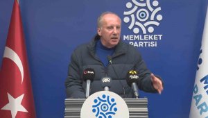 Memleket Partisi Genel Başkanı İnce: "Benim magazinle işim yok"