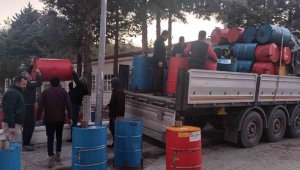 Meslek liselileri deprem bölgesi için soba ve hijyen maddesi üretti