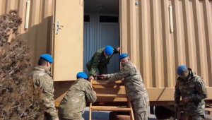 MSB: "TSK tarafından deprem bölgesinde 235 seyyar banyo ve tuvalet kurulumu tamamlandı"